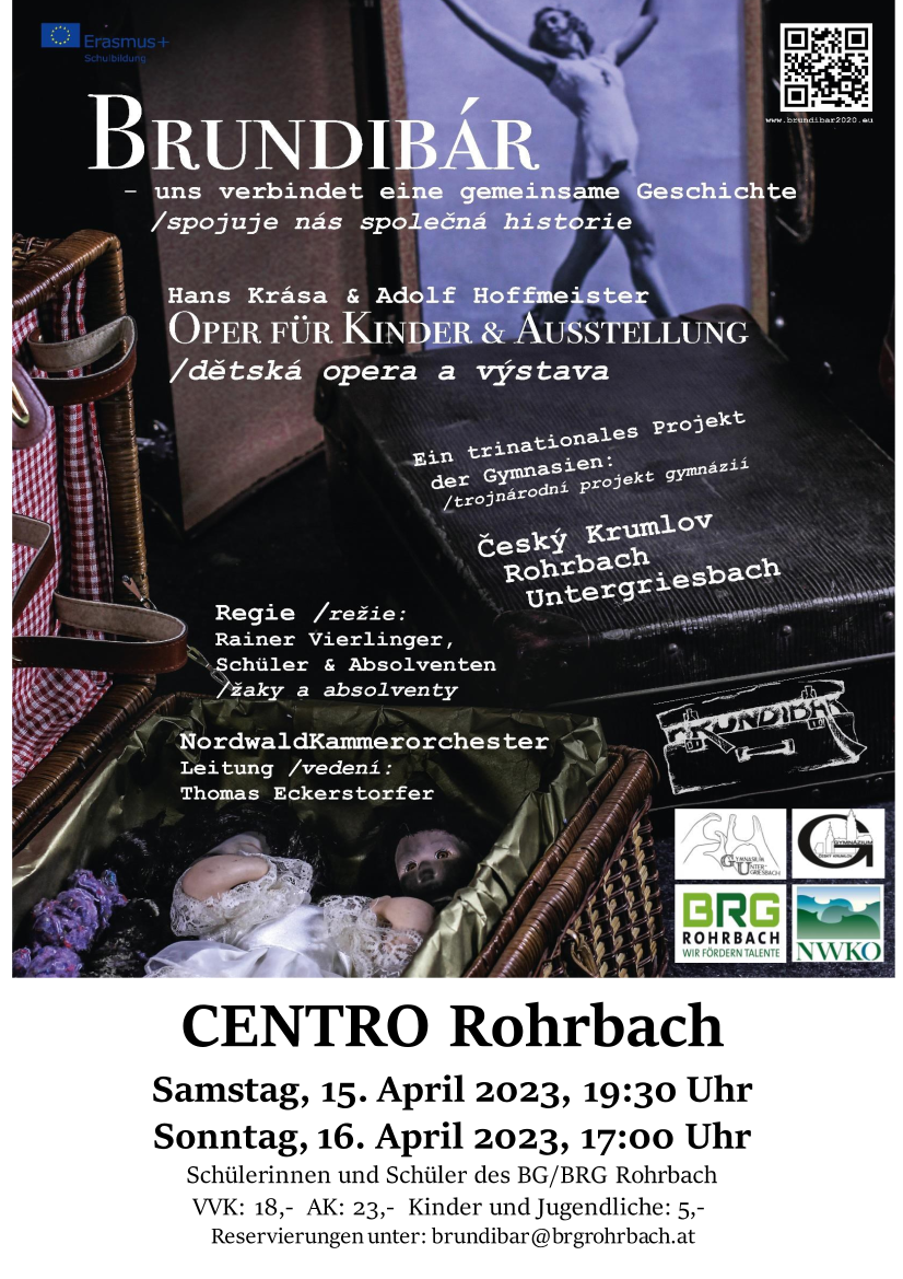 Brundibar-Aufführungen am 15./16.4.2023 in Rohrbach